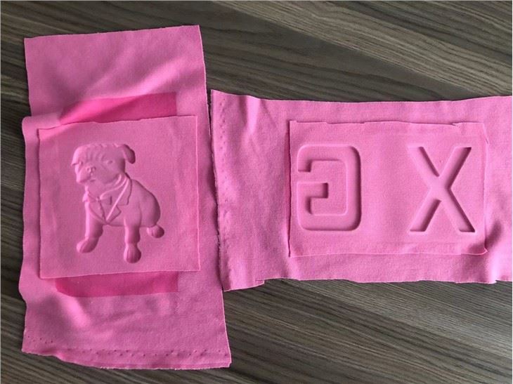 Embossing Silicone Ink Printing Application
