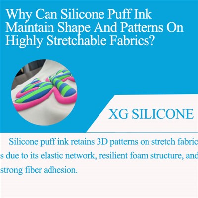 Varför kan silikonbläck bibehålla form och mönster på mycket töjbara tyger?